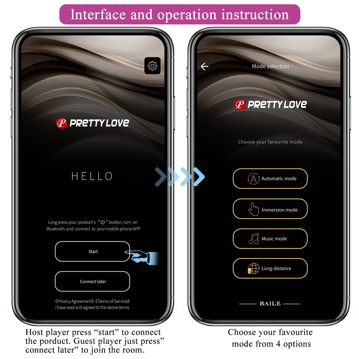 Pretty Love Baird G-Spot Vibrator Byzantium (App)