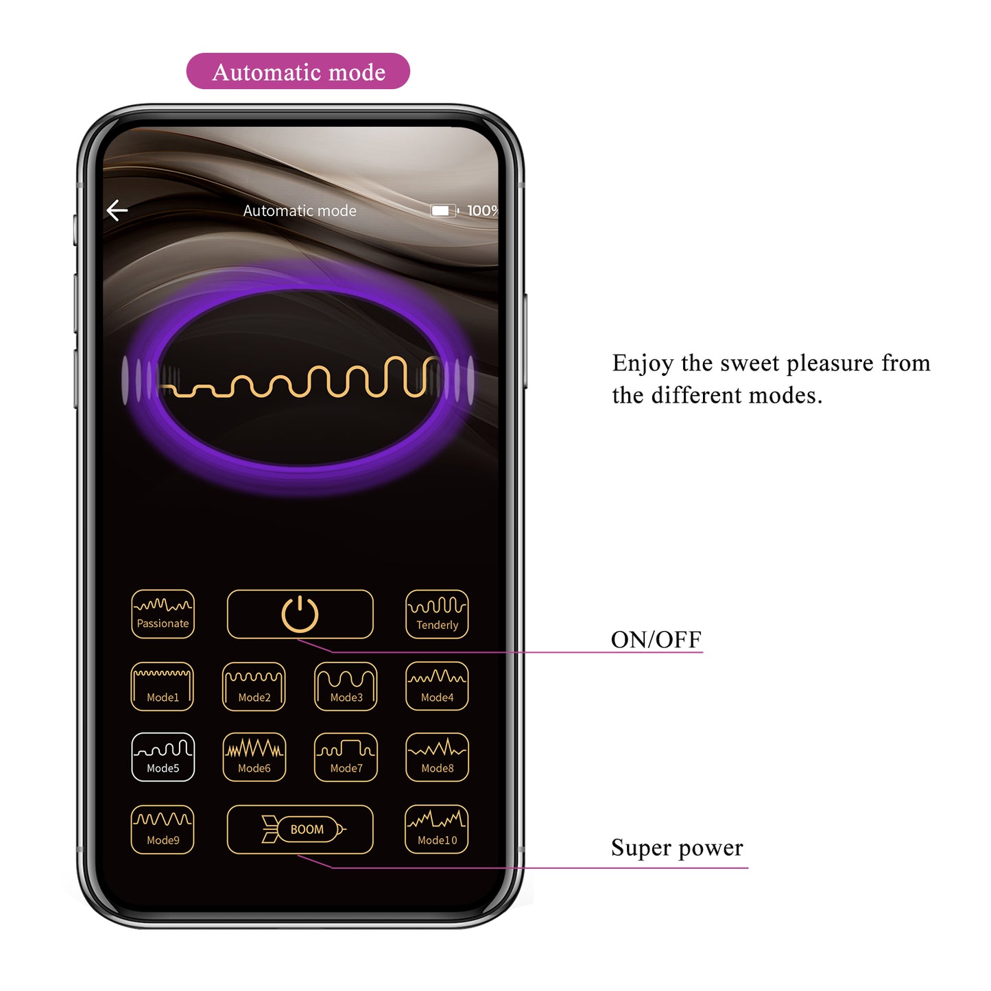 Pretty Love Baird G-Spot Vibrator Byzantium (App)