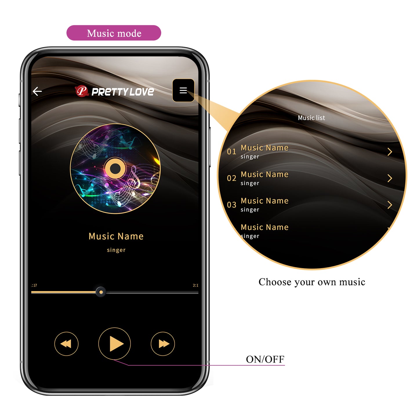 Pretty Love Baird G-Spot Vibrator Byzantium (App)
