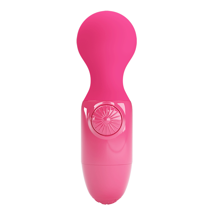 Pretty Love Little Cute Mini Stick Massager Vibrator Hot Pink