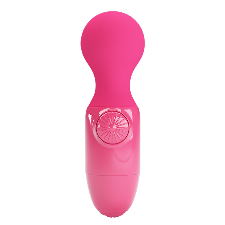 Pretty Love Little Cute Mini Stick Massager Vibrator Hot Pink