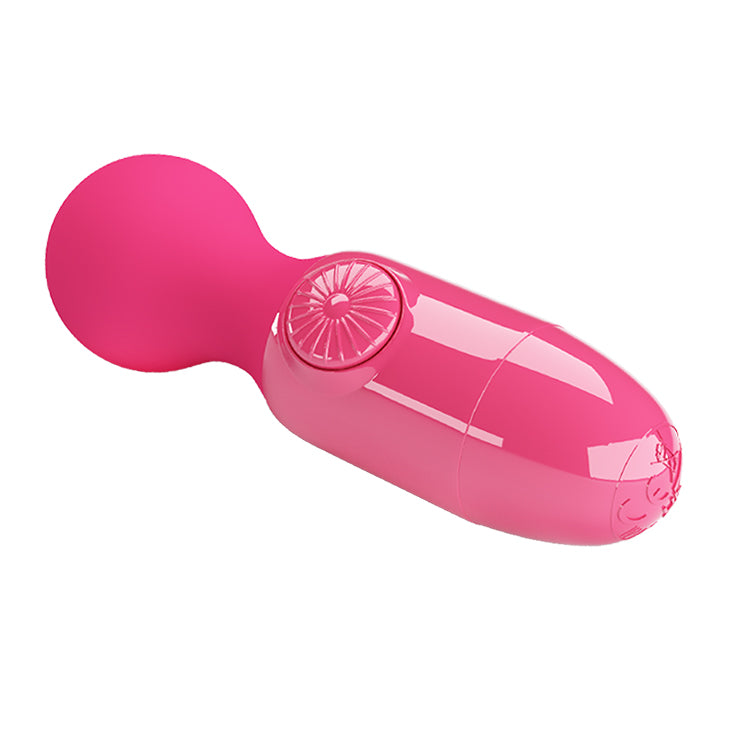 Pretty Love Little Cute Mini Stick Massager Vibrator Hot Pink