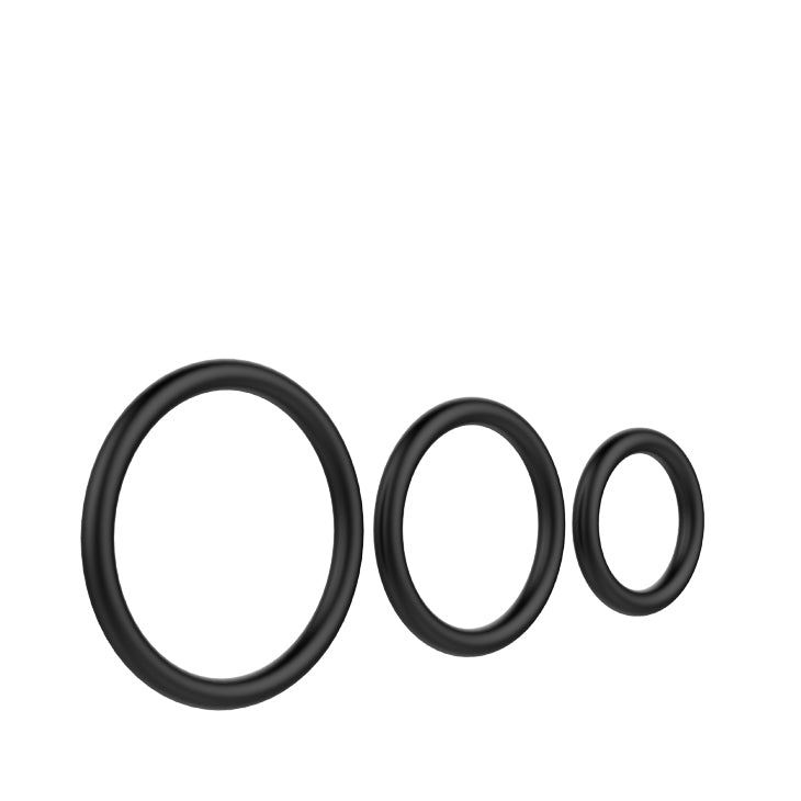 Pretty Love Classic Rubber Cock Ring Set