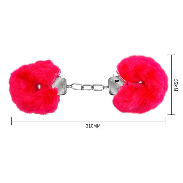 Baile Fluffy Handcuffs Pink