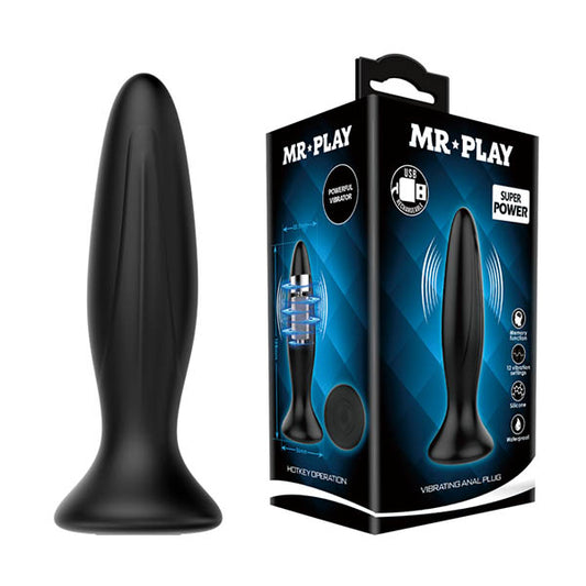 Pretty Love Mr Play Vibrating Rotating Beads Anal Butt Plug