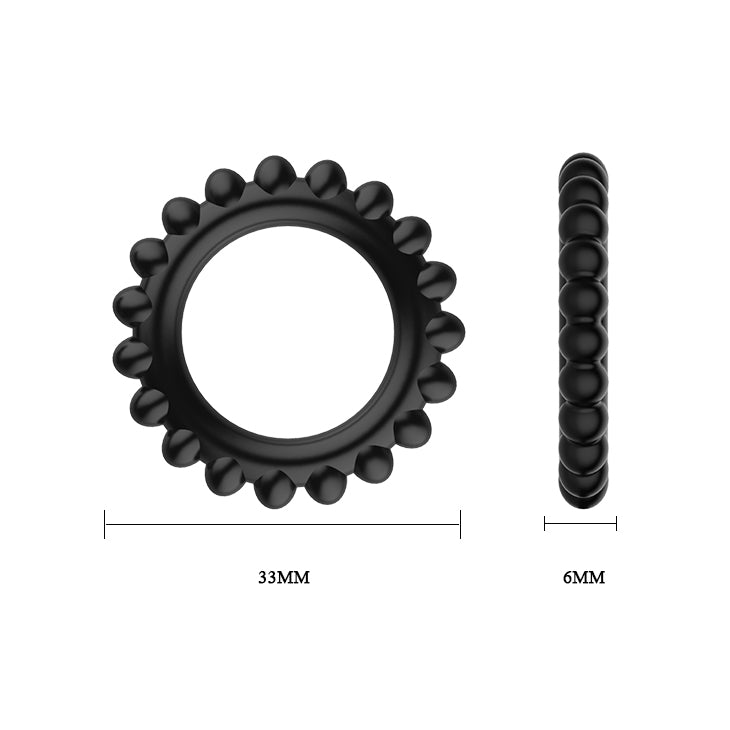 Pretty Love Titan Silicone Cock Ring Set