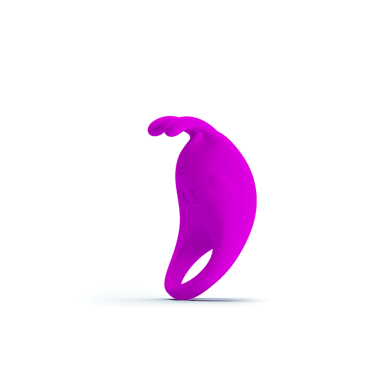 Pretty Love Rabbit Vibrator Cock Ring Purple