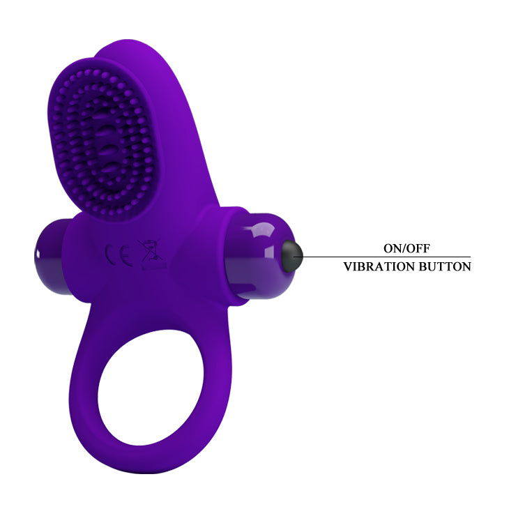 Pretty Love Couples Vibrating Cock Ring II Purple