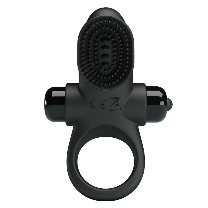 Pretty Love Couples Vibrating Cock Ring II Black