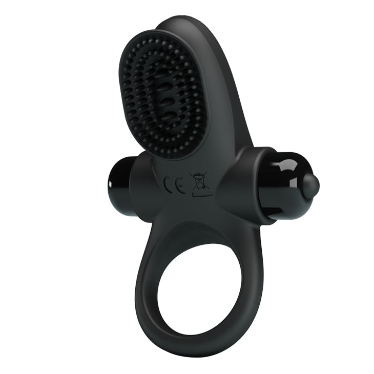 Pretty Love Couples Vibrating Cock Ring II Black