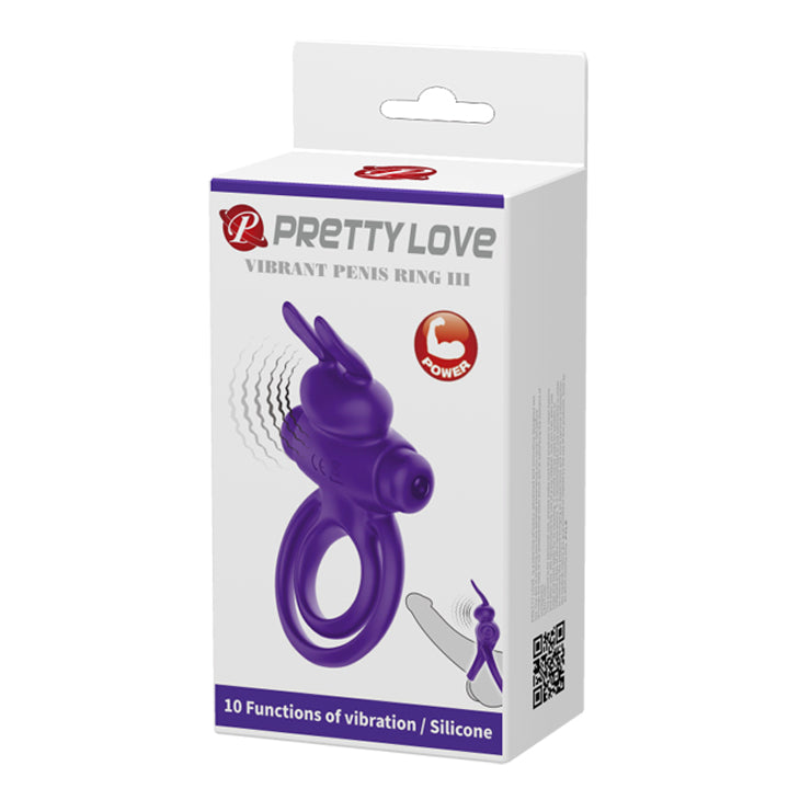 Pretty Love Couples Vibrating Cock Ring III
