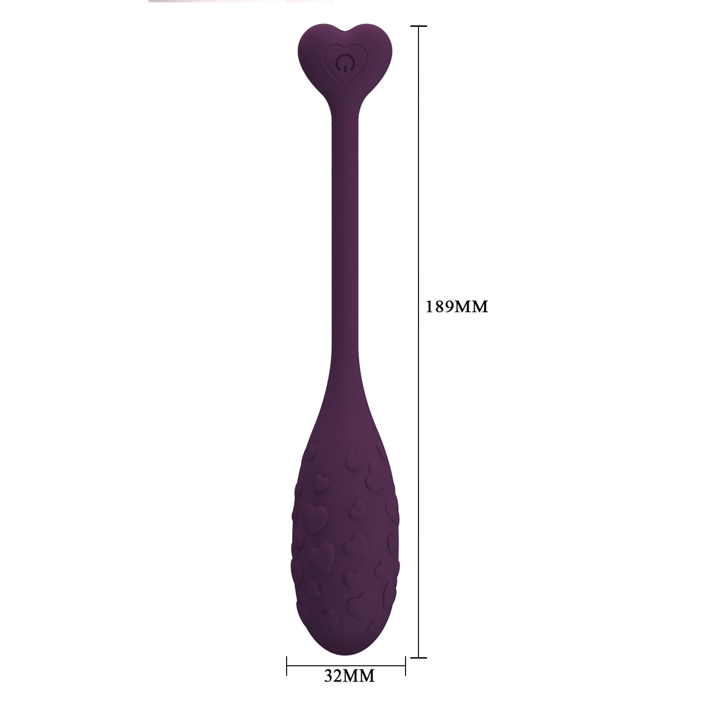 Pretty Love Fisherman Oval Shaped Egg Vibrator (App)