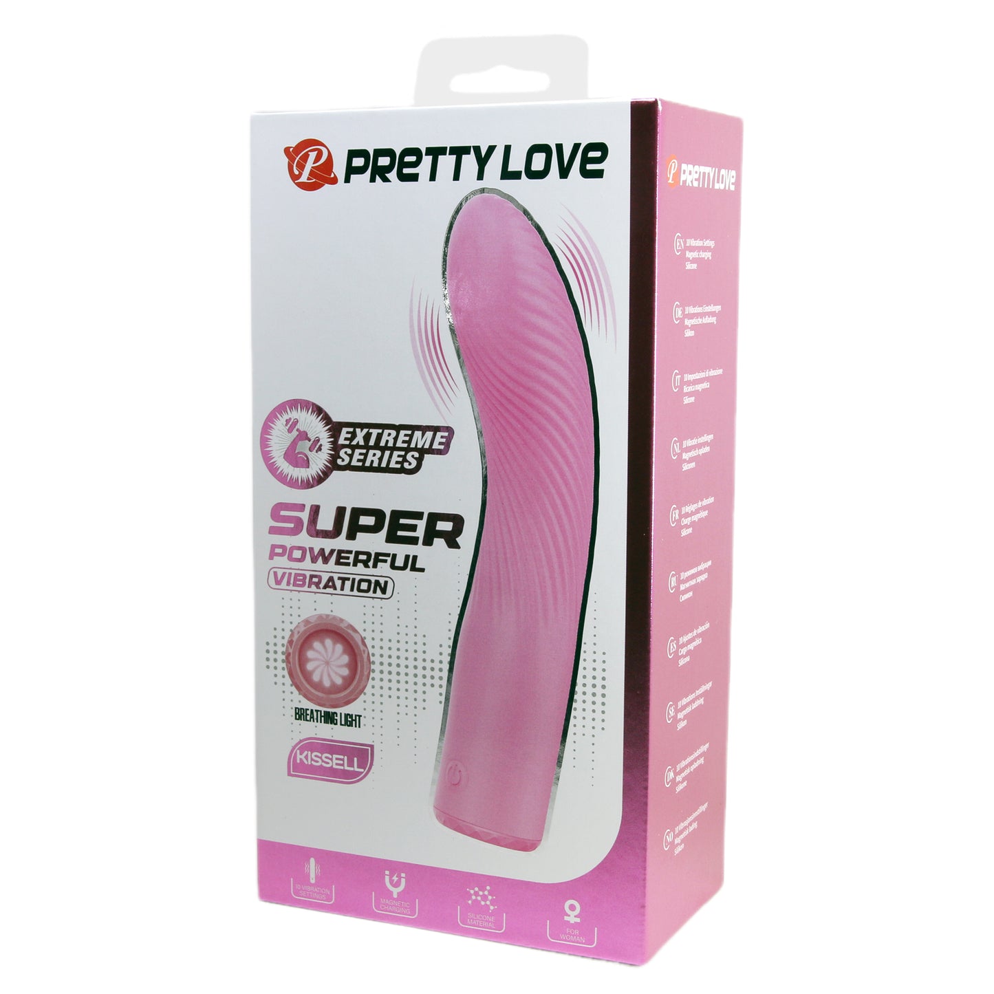 Pretty Love Extreme Series - Kissell Breathing Light G-Spot Vibrator