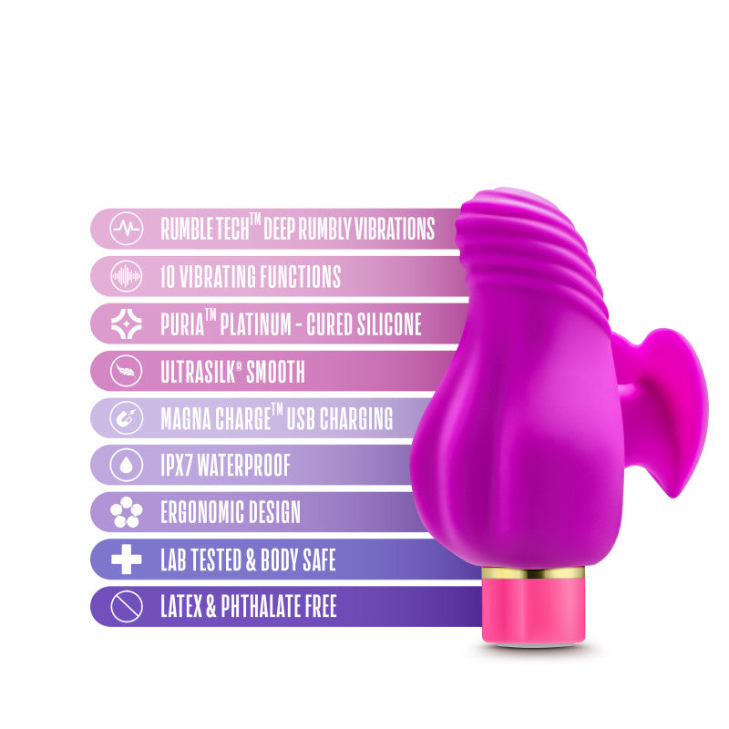 Blush Novelties | Aria Erotic AF - Plum USB Rechargeable Stimulator