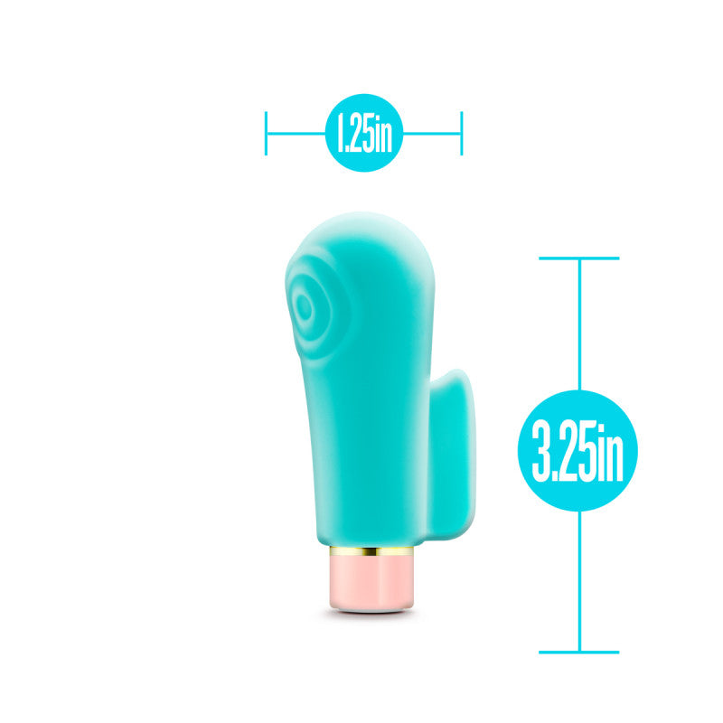 Blush Novelties | Aria Sensual AF - Teal USB Rechargeable Stimulator