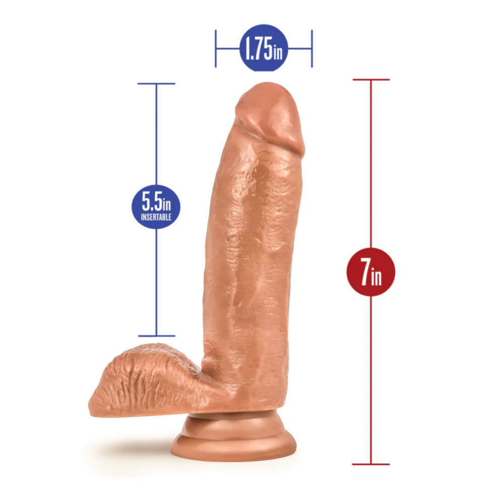 Blush Novelties | Coverboy - Manny The Fireman - Tan 17cm (6.75") Dong Dildo