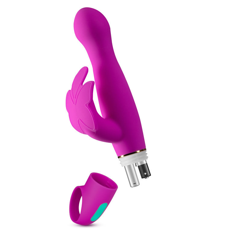 Blush Novelties | Aria Naughty AF - Plum 18.4cm Butterfly Vibrator