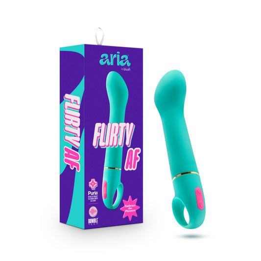 Blush Novelties | Aria Flirty AF - Teal 16.5cm Vibrator