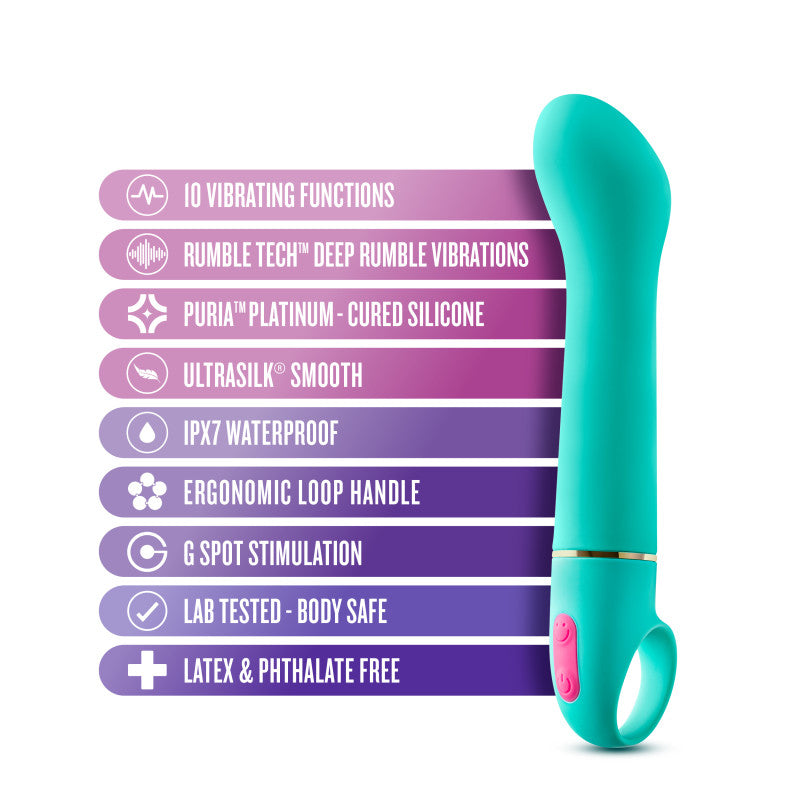 Blush Novelties | Aria Flirty AF - Teal 16.5cm Vibrator
