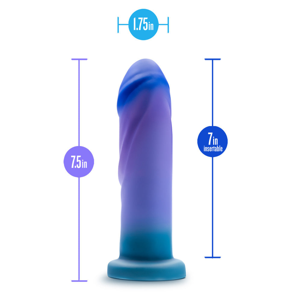 Avant - Midnight Rendezvous - Ocean Blue 19cm Dildo
