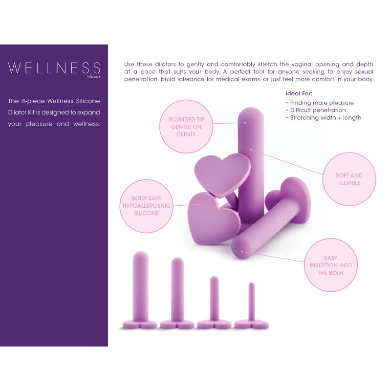 Blush Novelties | Wellness Dilator Kit - Set of 4 Sizes