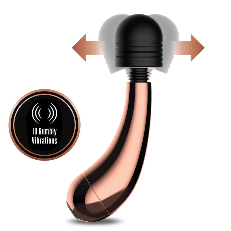 Blush Novelties | Lush Callie - Rose Gold Mini Massager Wand