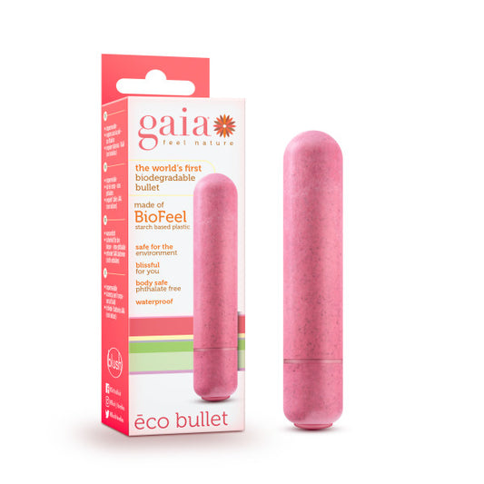 Blush Novelties Gaia Eco Coral Pink 8.9cm (3.5") Bullet