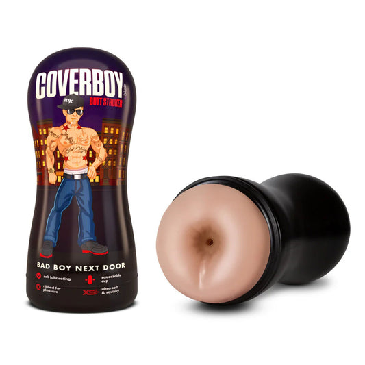 Blush Novelties | Coverboy Bad Boy Next Door - Flesh Male Ass Stroker