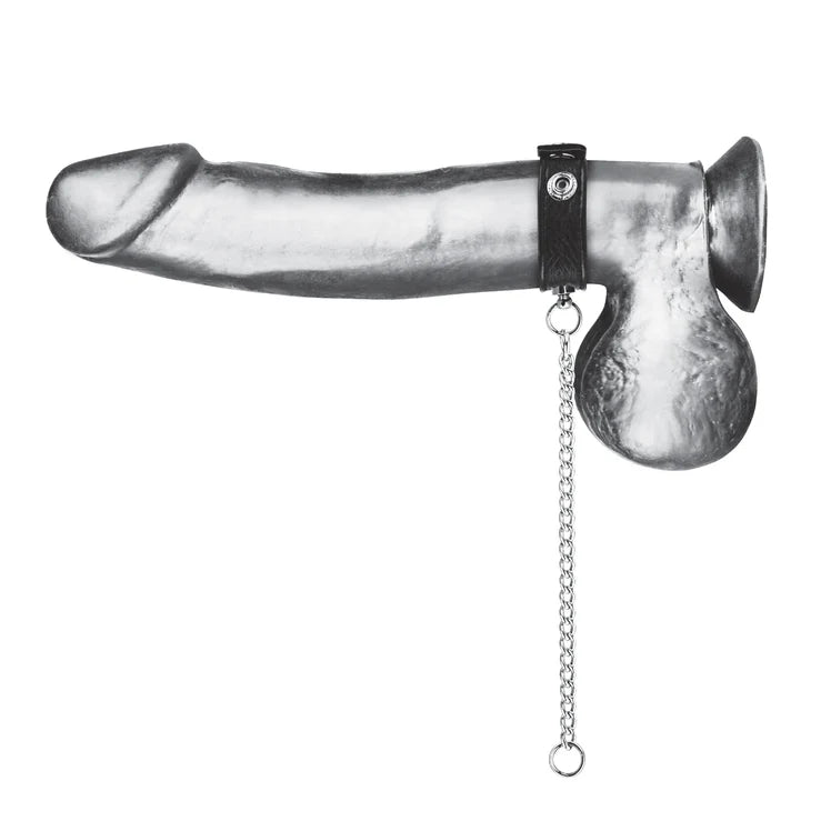 Electric EEL | Blue Ling Snap Cock Ring With Leash