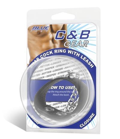 Electric EEL | Blue Ling Snap Cock Ring With Leash