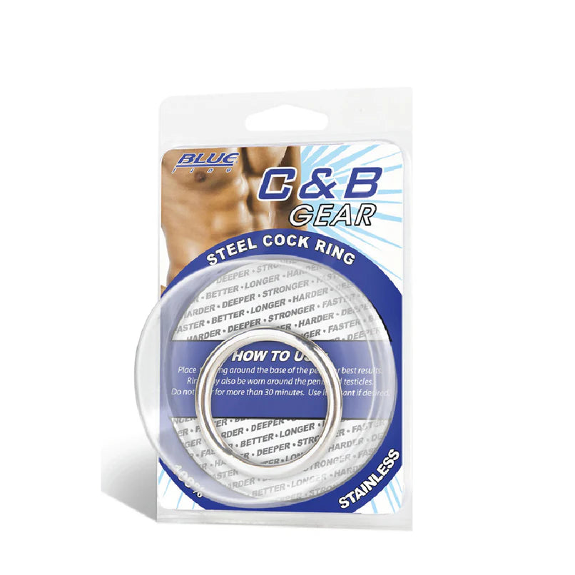 Electric EEL | Blue Line Steel Cock Ring 1.5"