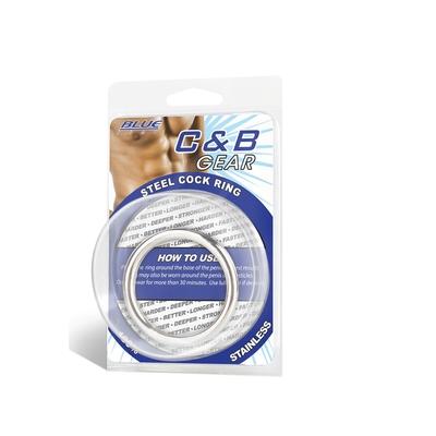 Electric EEL | Blue Line Steel Cock Ring 1.8"