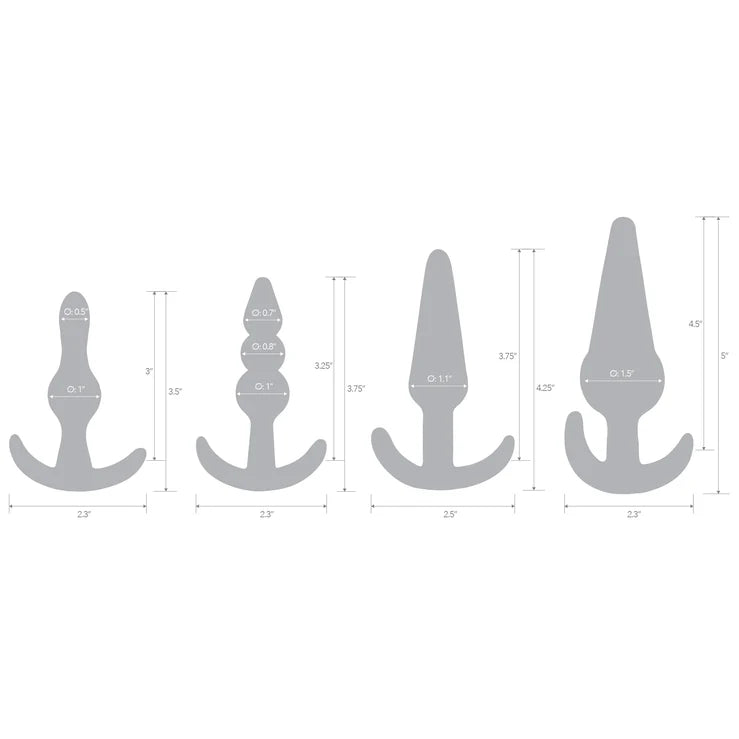 Electric EEL | Blue Line 4PC Anal Training Set