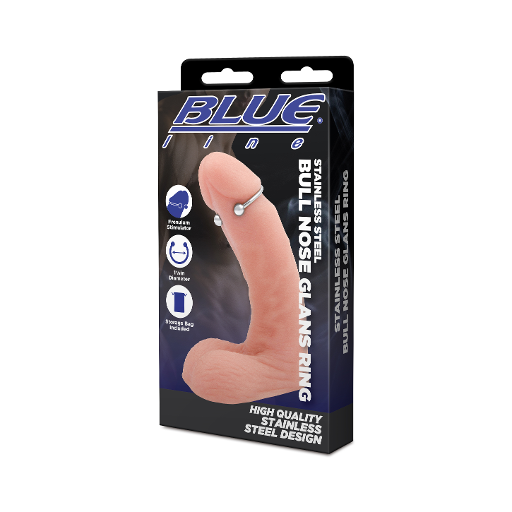 Electric EEL | Blue Line Stainless Steel Bull Nose Glans Ring