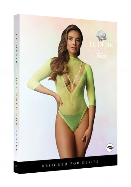 Le Desir Bliss Collection Short Sleeve Teddy Green Size OS