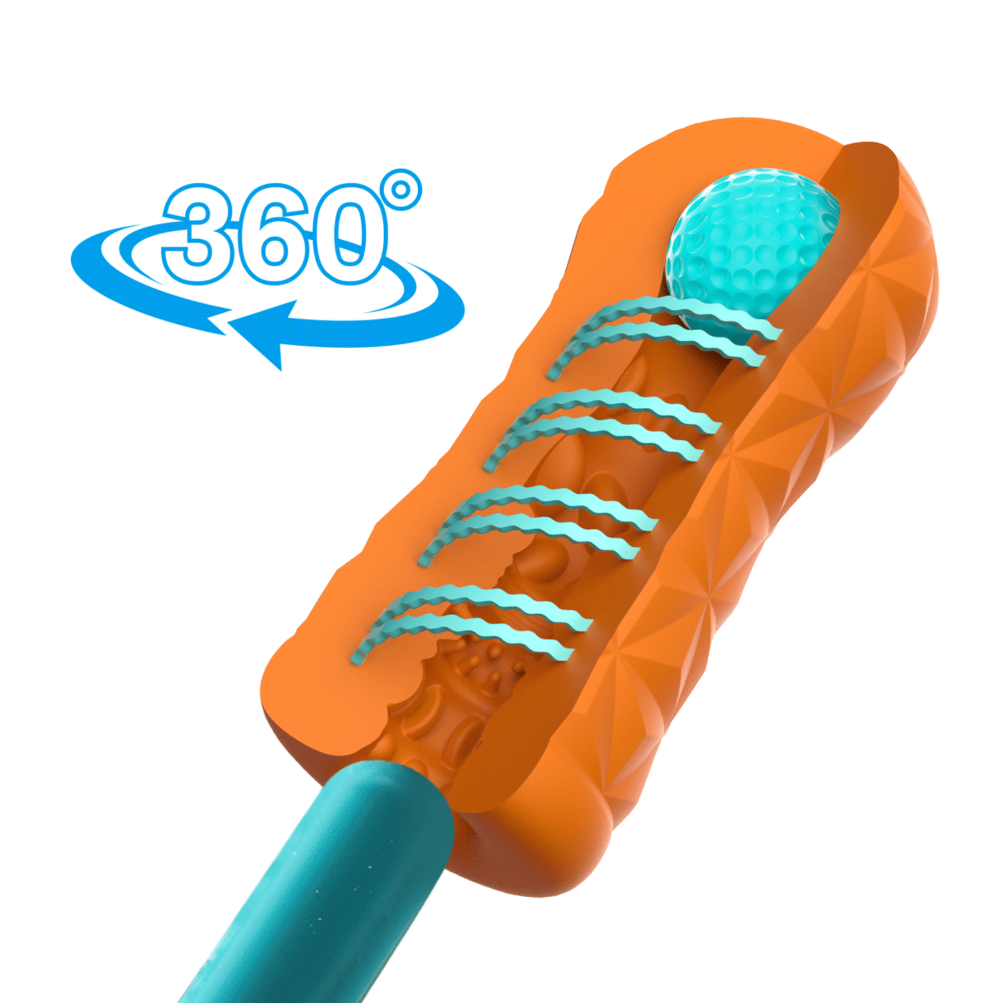 Pretty Love Victoria Cheney Coil & Ball Masturbator Orange