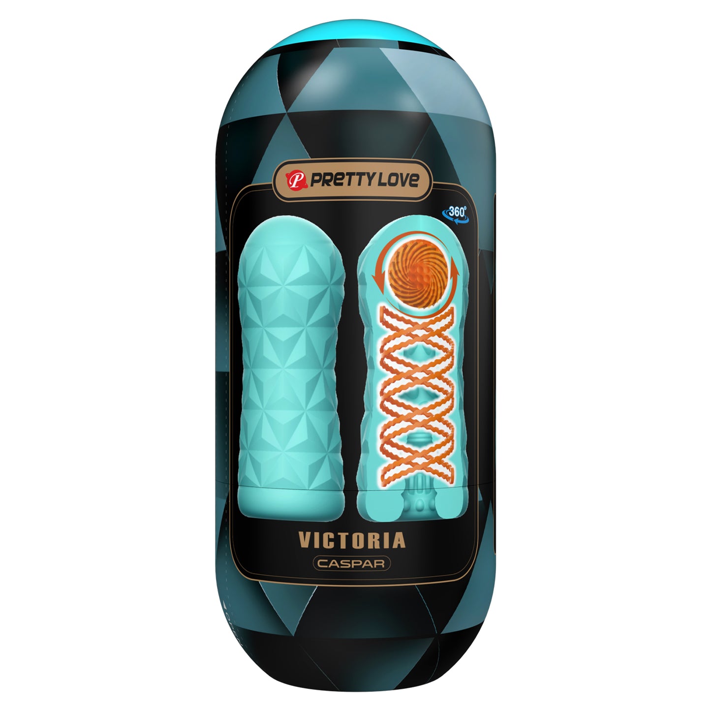 Pretty Love Victoria Caspar Coil & Ball Masturbator Green