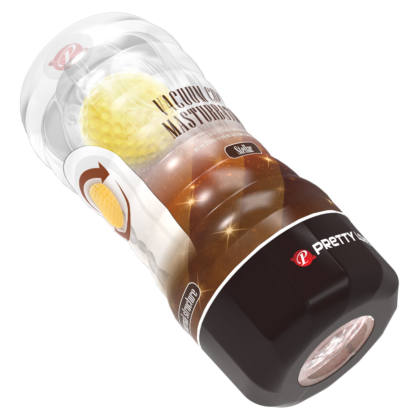 Pretty Love Vacuum Cup Ball-Rolling Masturbator (Stellar)