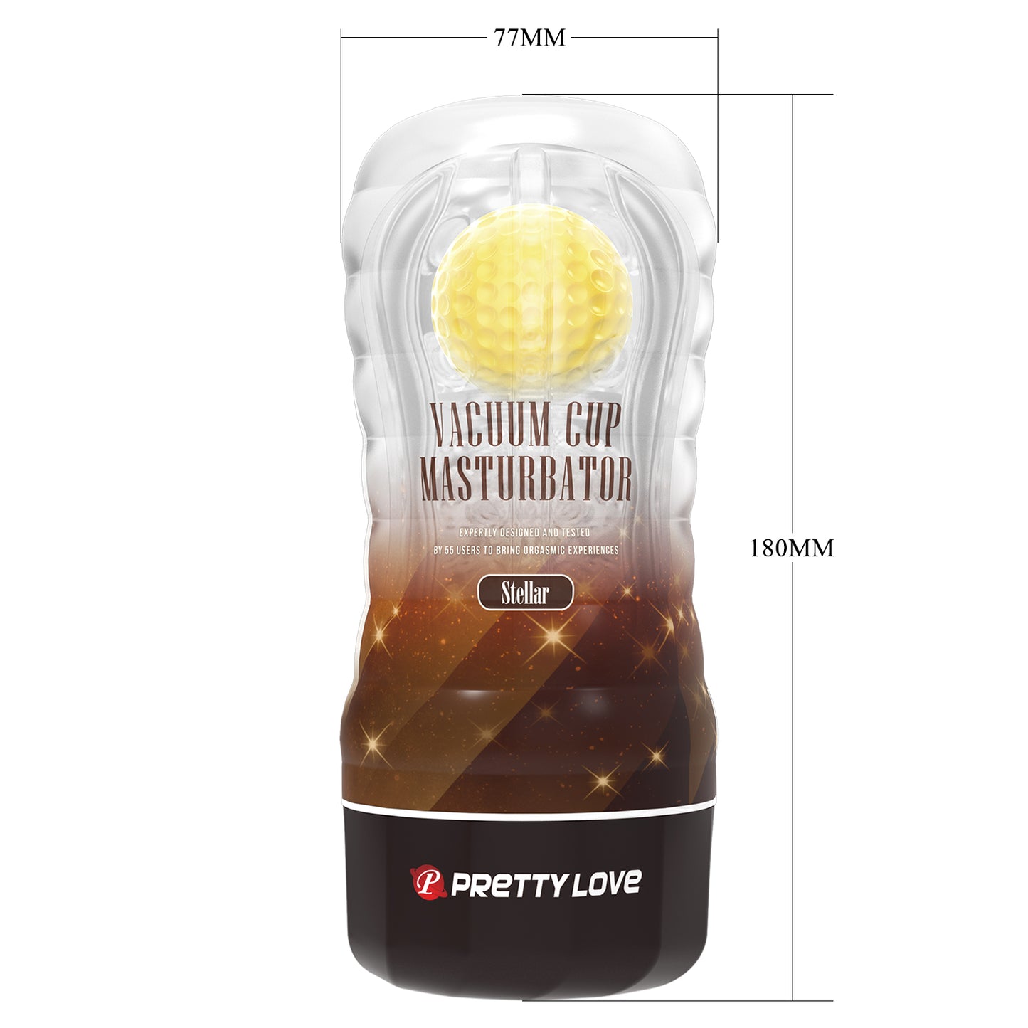 Pretty Love Vacuum Cup Ball-Rolling Masturbator (Stellar)