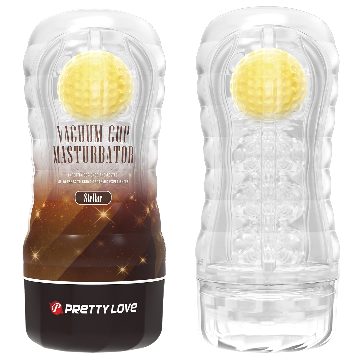 Pretty Love Vacuum Cup Ball-Rolling Masturbator (Stellar)