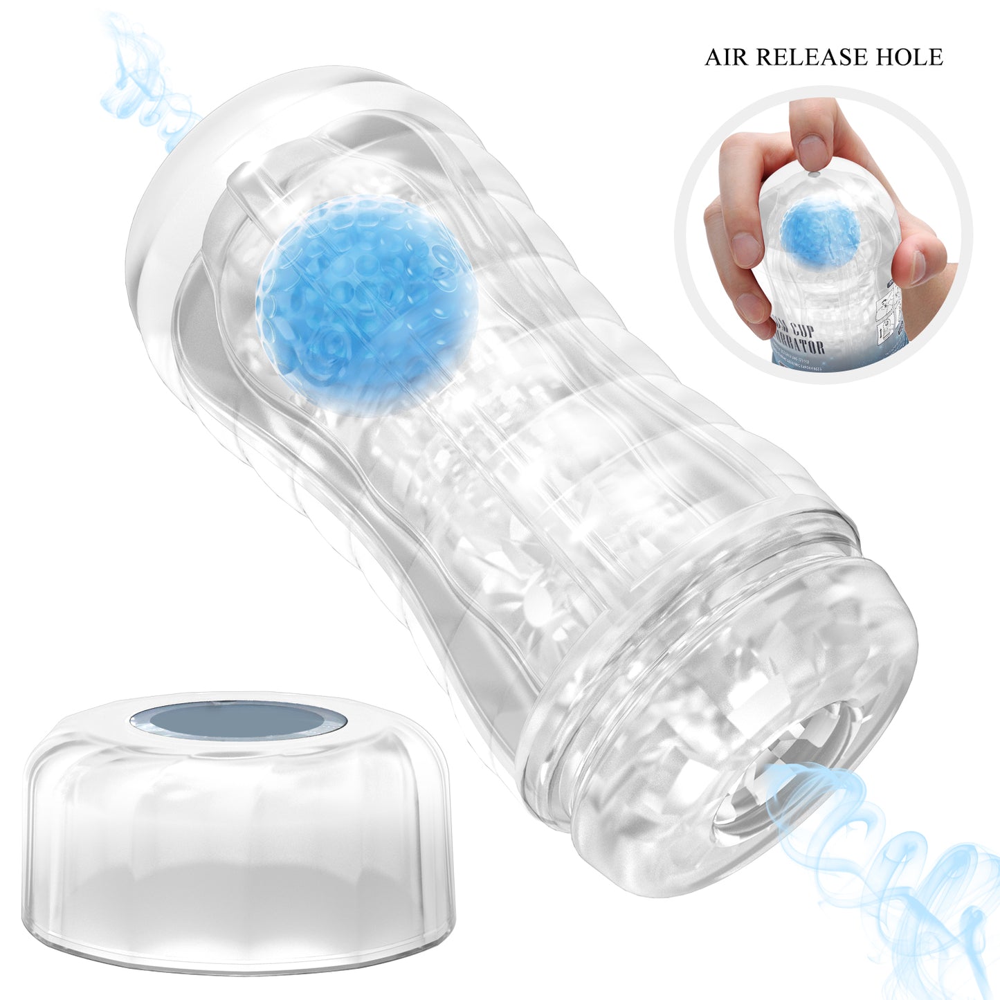 Pretty Love Vacuum Cup Ball-Rolling Masturbator (Planet)