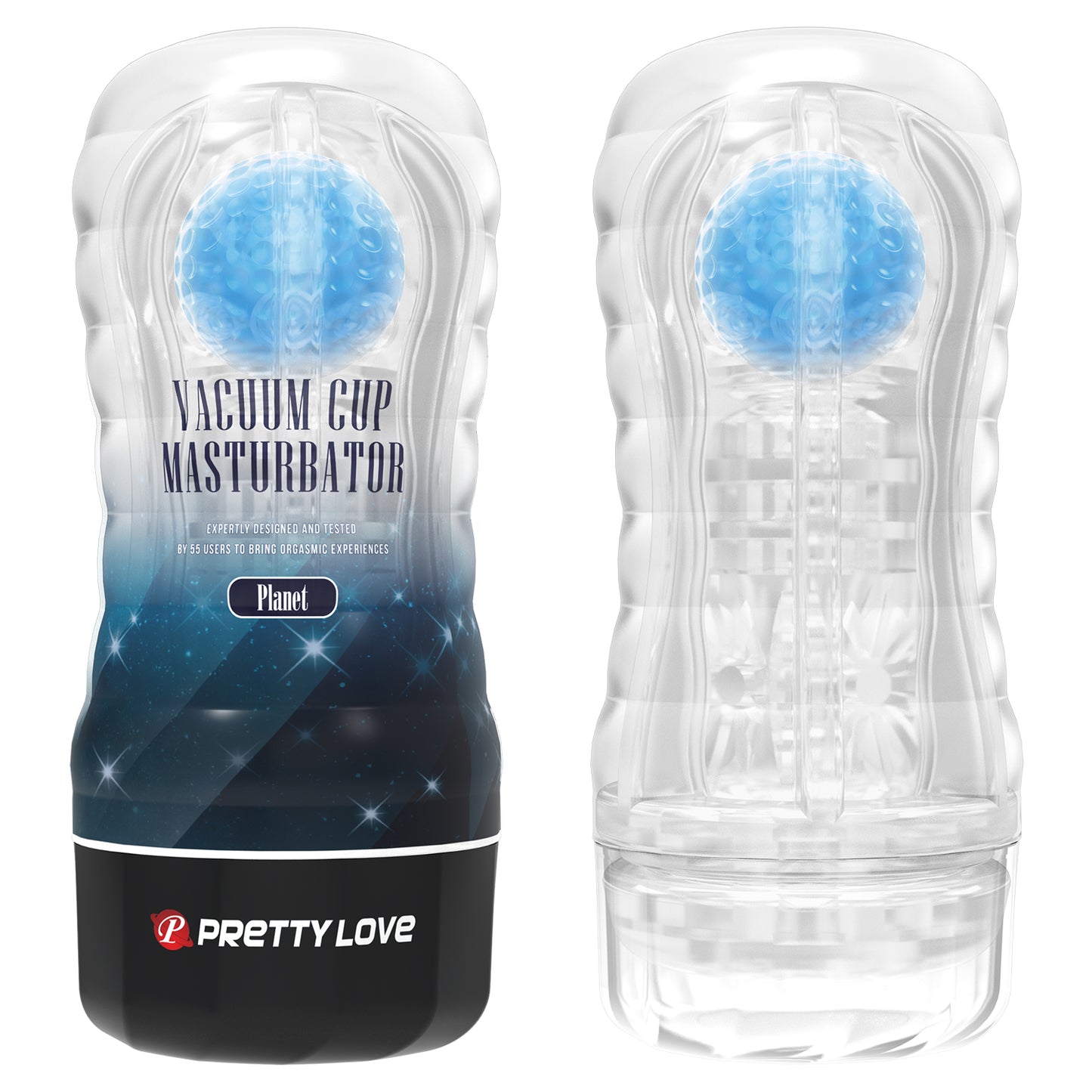 Pretty Love Vacuum Cup Ball-Rolling Masturbator (Planet)