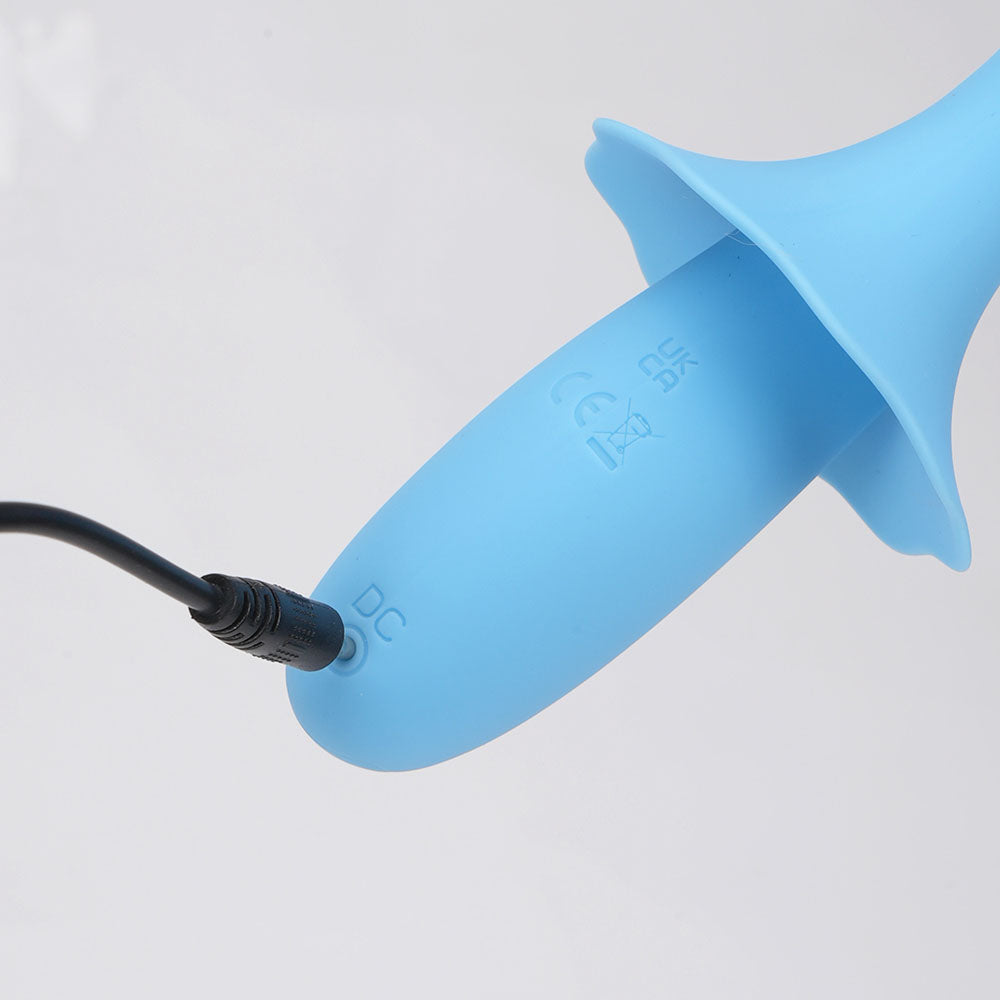 Maia Toys | Maia SIENNA - Blue 15.2cm USB Rechargeable Fluttering Bullet