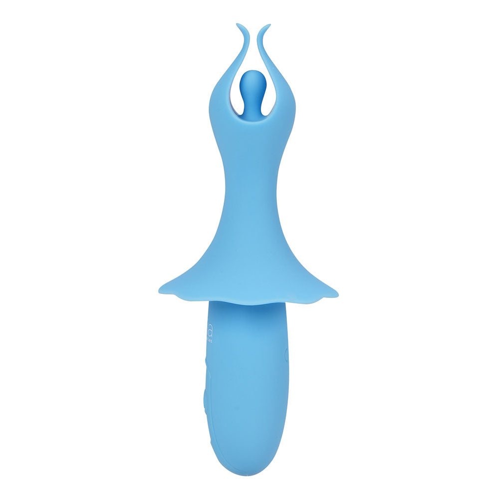 Maia Toys | Maia SIENNA - Blue 15.2cm USB Rechargeable Fluttering Bullet