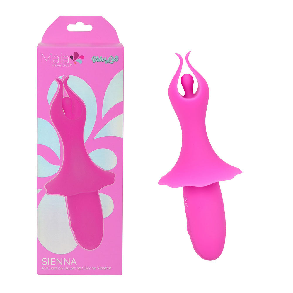 Maia Toys | Maia SIENNA - Pink 15.2cm USB Rechargeable Fluttering Bullet