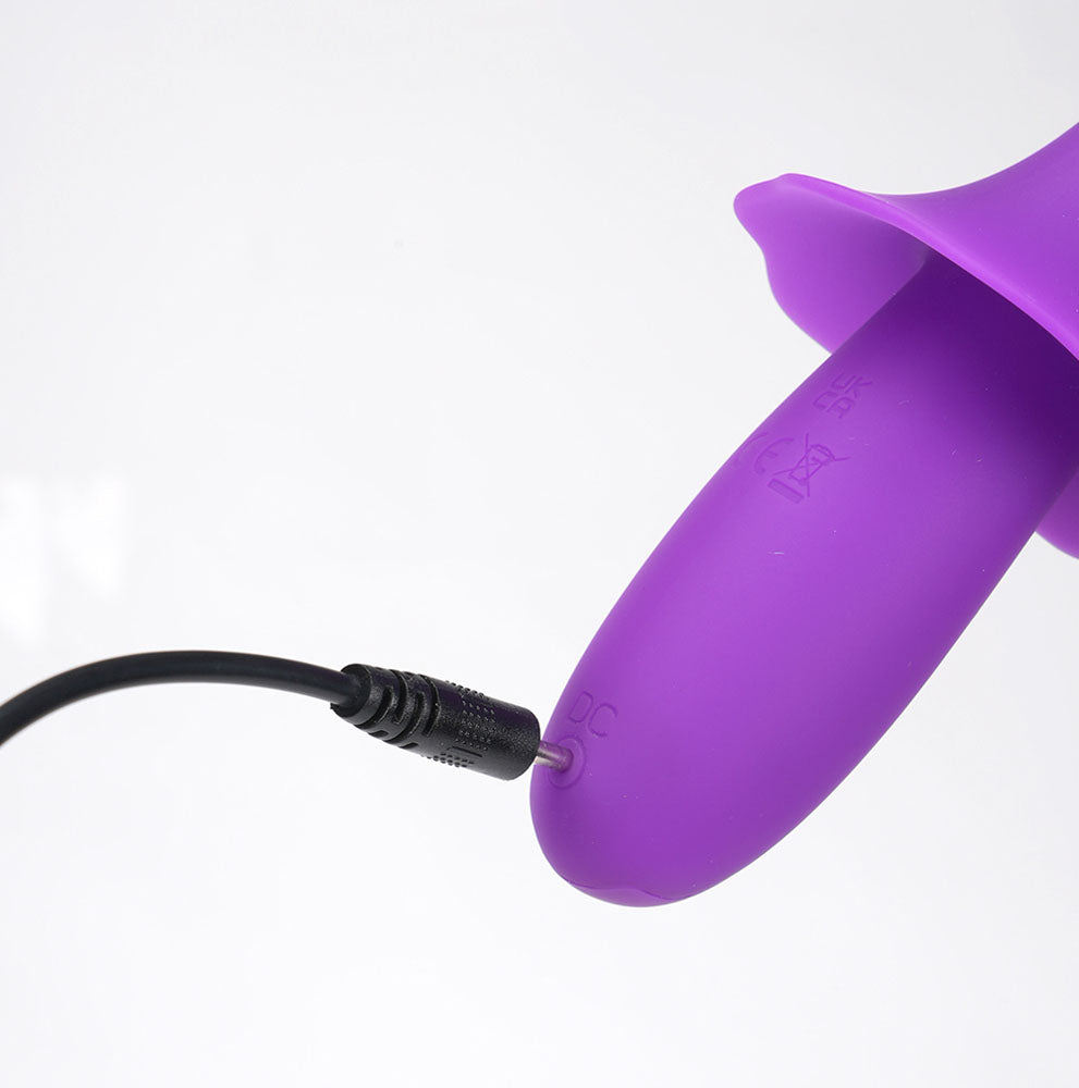 Maia Toys | Maia SIENNA - Purple 15.2cm USB Rechargeable Fluttering Bullet