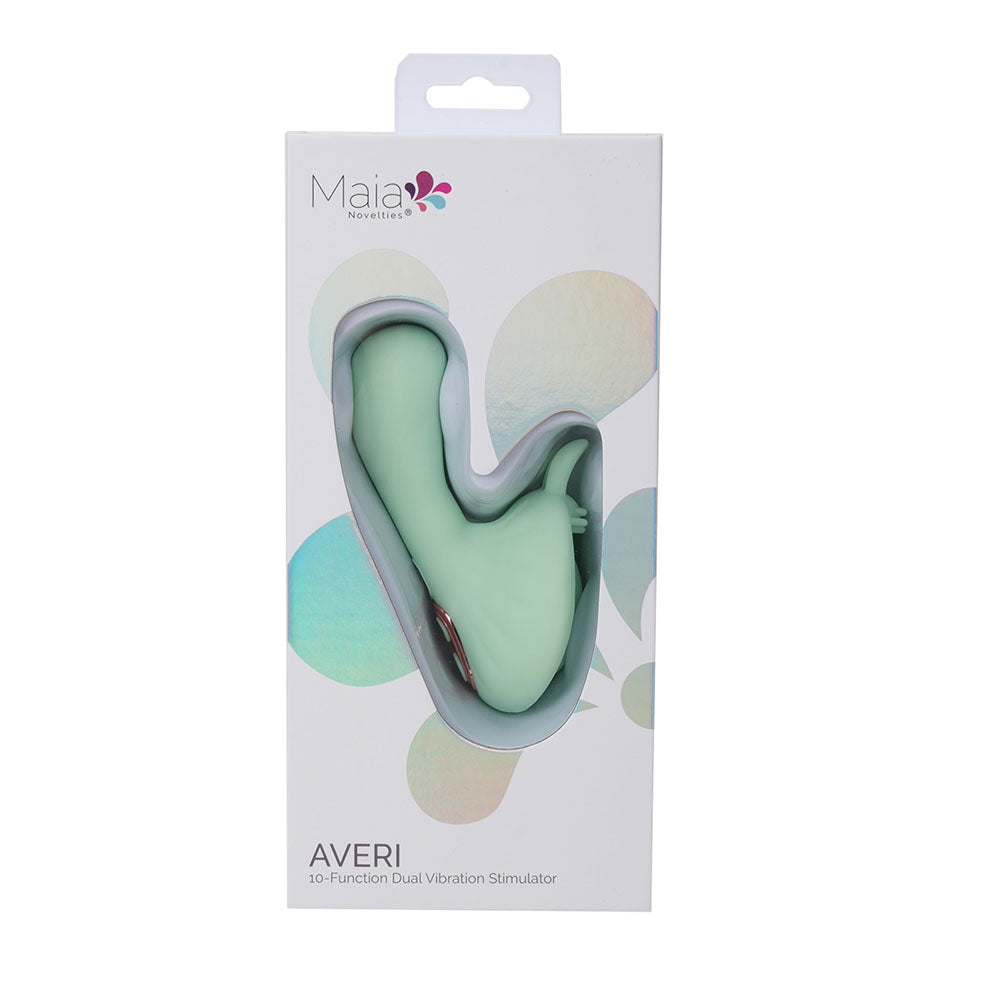 Maia Toys | Maia AVERI - 10 Function Dual Vibrator Stimulator - Green