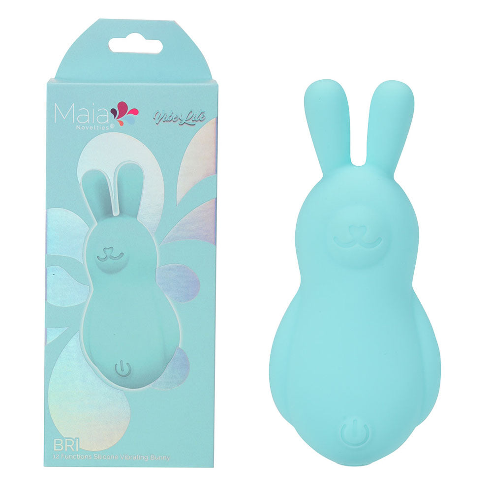 Maia Toys | Maia BRI - 12 Function Vibrating Bunny - Teal