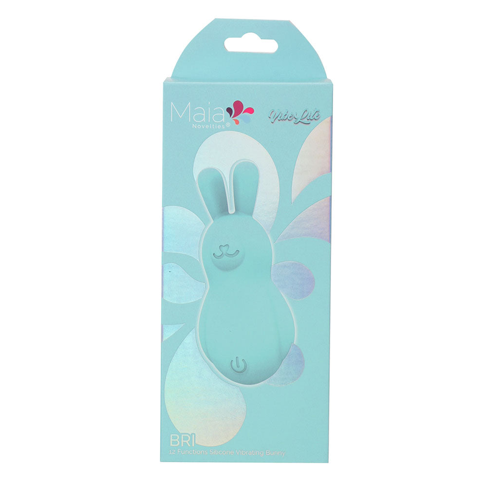 Maia Toys | Maia BRI - 12 Function Vibrating Bunny - Teal