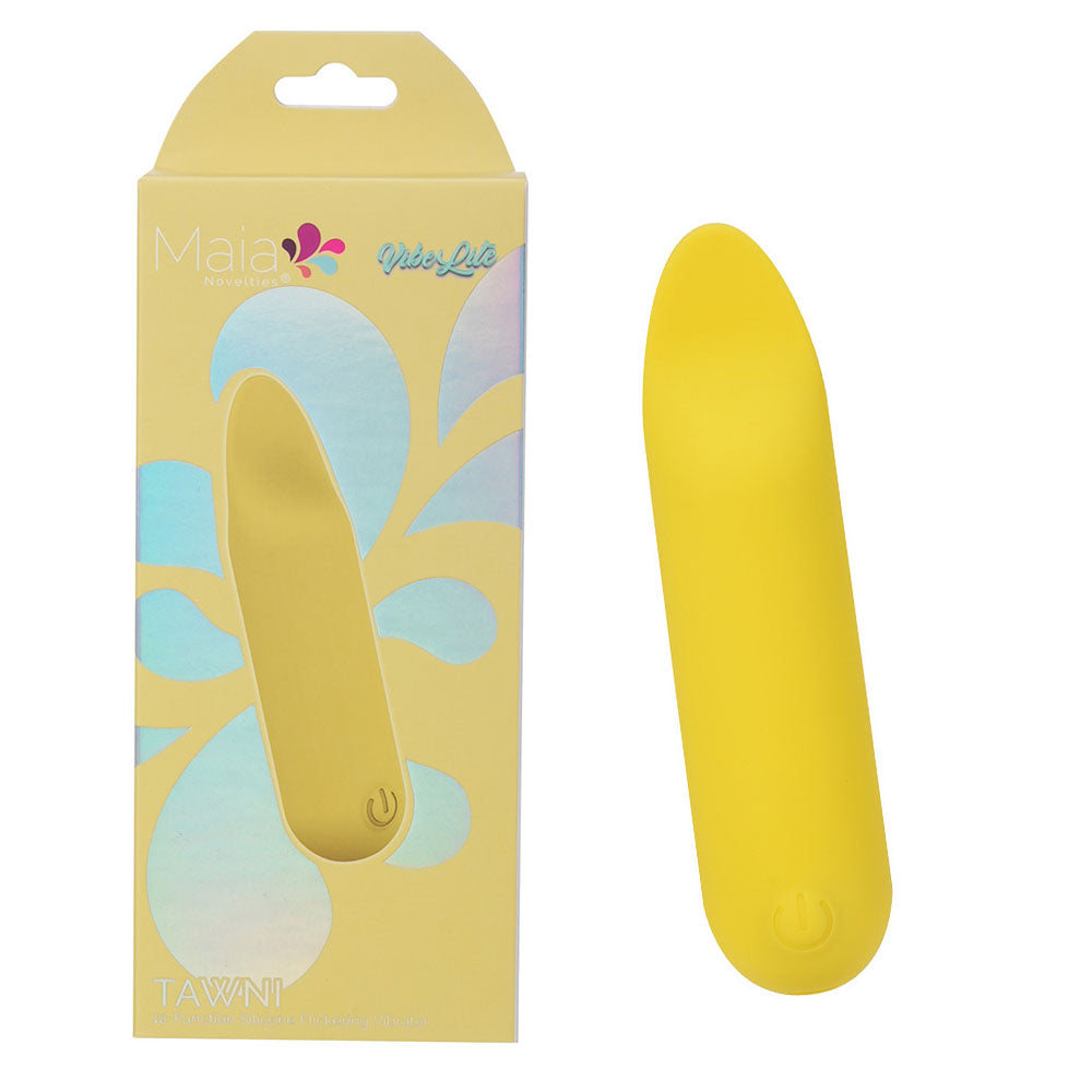 Maia Toys | Maia TAWNI - Yellow 9cm Bullet with Flickering Tip